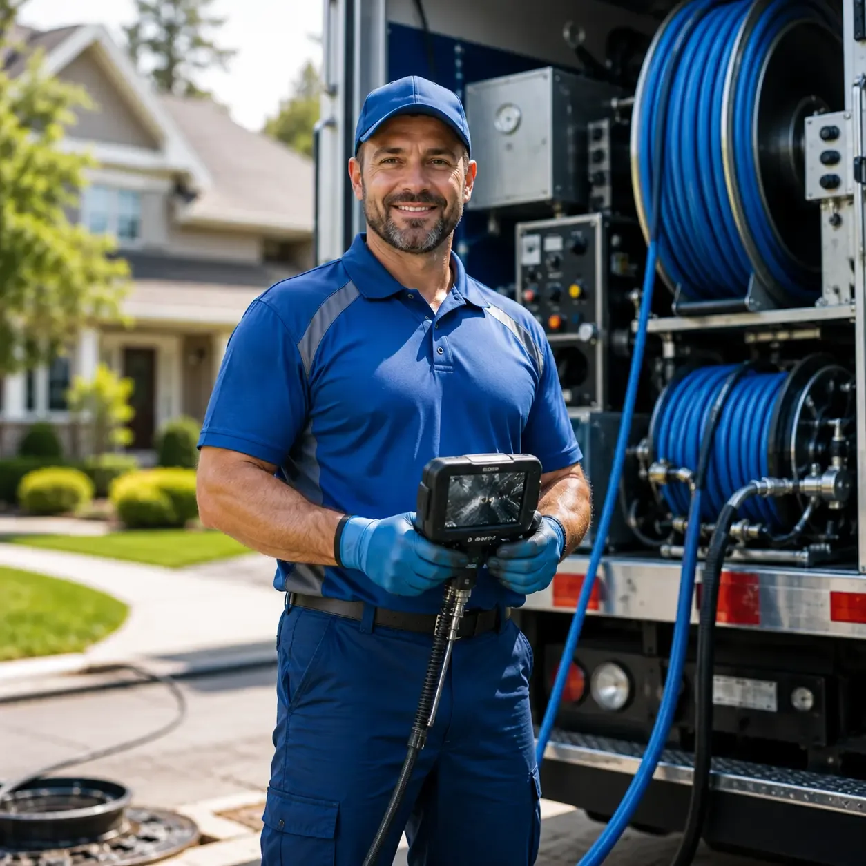 Local outdoor drain cleaning specialists in Bloomington, TX